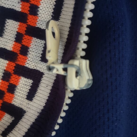 Vtg Nike Collared Zip Light Sweater - Picture 2 of 3